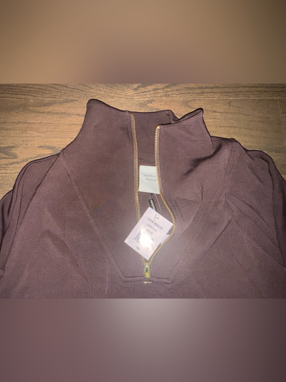 Varley NWT SZ XS Brown quarter zip and slim pant 25 - Picture 5 of 10